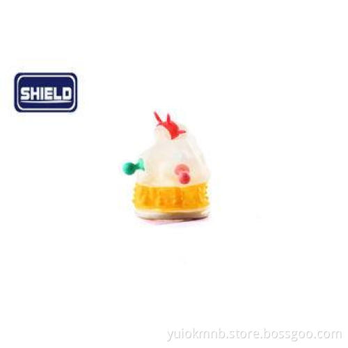Lubricated Latex Dotted Spike Condom For Male , 52mm Super